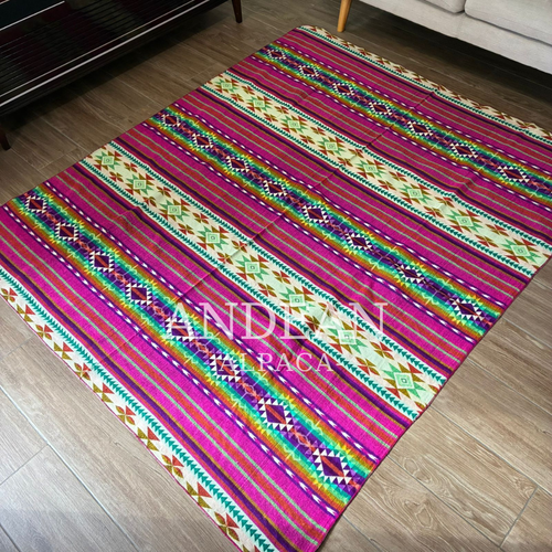 Manta de alpaca 2,35 m x 1,90 m - Diseño 11
