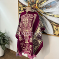 Poncho Inca Artesanal con Capucha / Poncho Cálido Unisex de Lana de Alpaca Peruana - Diseño 1