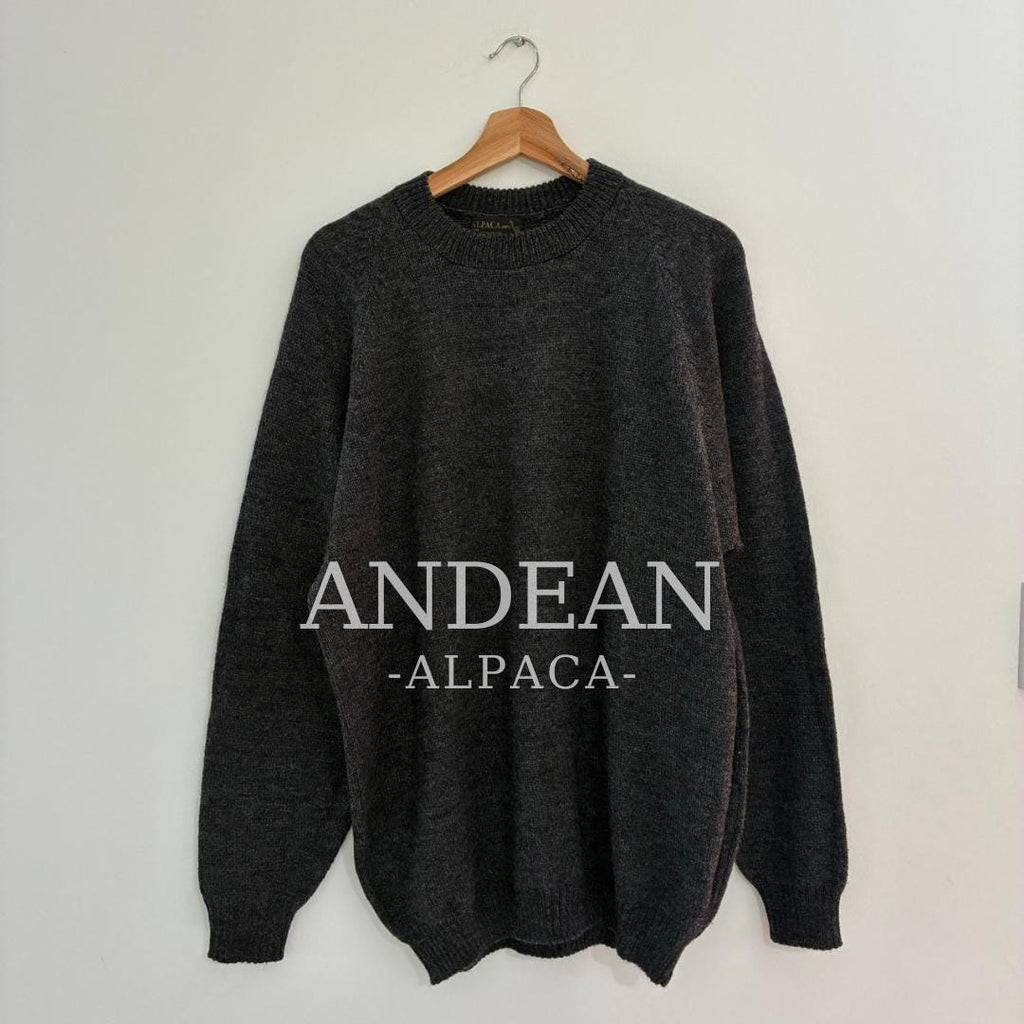 BABY ALPACA SWEATER / Handmade Unisex Jumper / Artisan Andean Pullover / Traditional Peruvian Sweater / Authentic Alpaca Clothing