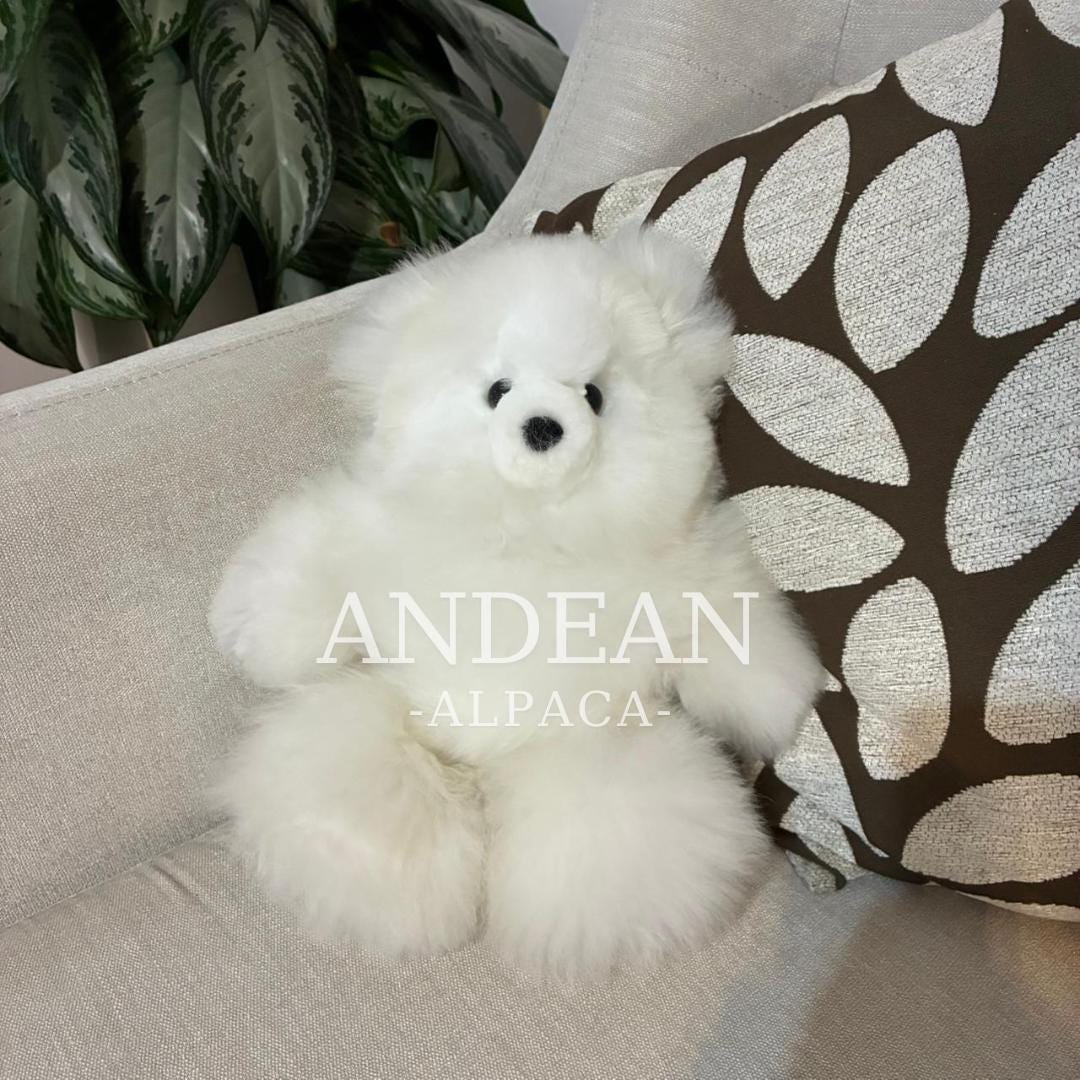 Handmade Baby Alpaca Teddy Bear – Plush Peruvian Keepsake
