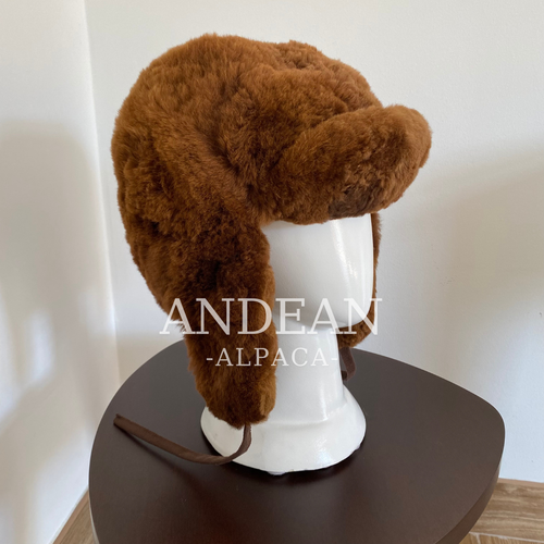 Baby Alpaca Fur Hat – Handmade Peruvian Cossack Hat, Unisex Russian Style Winter Hat