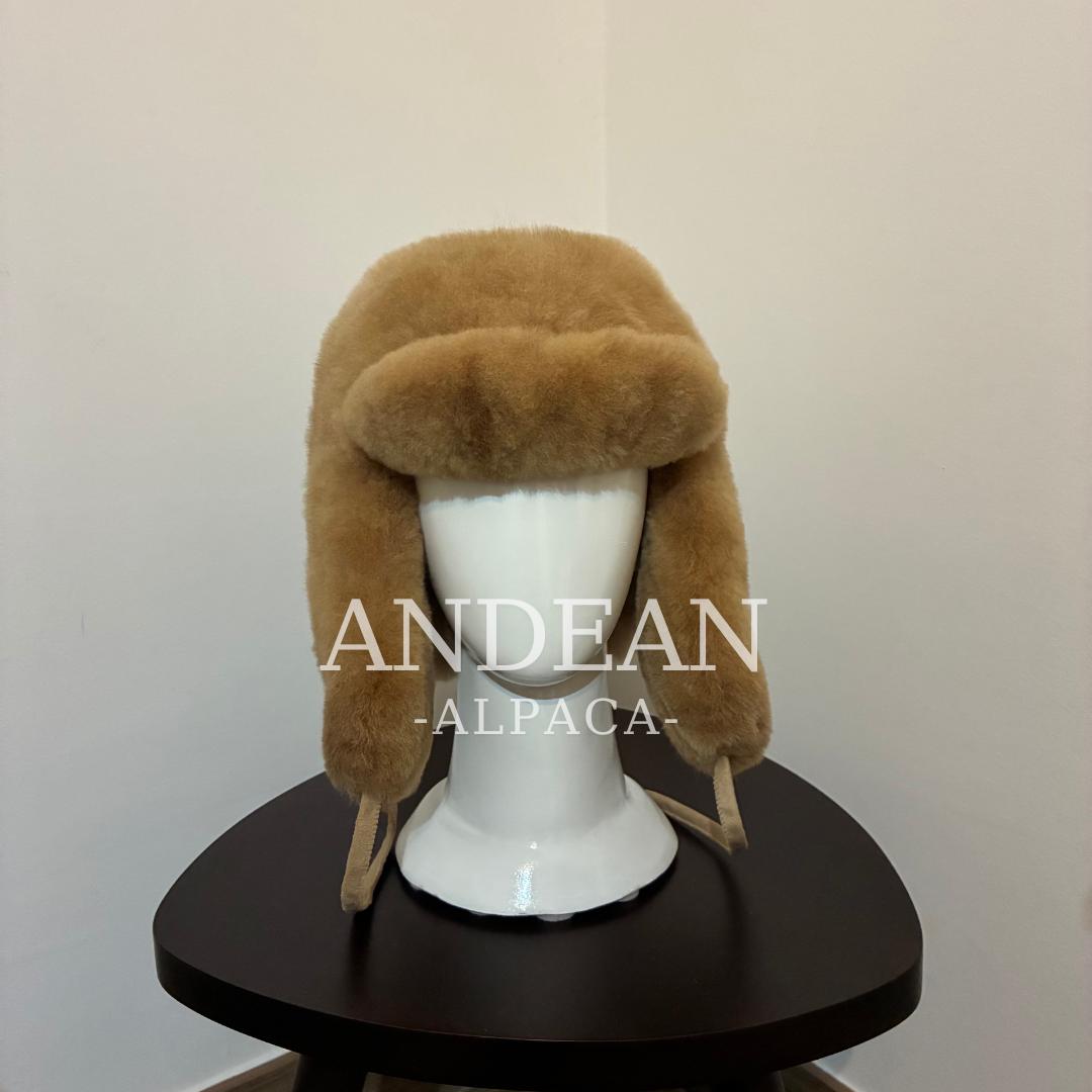 Baby Alpaca Fur Hat – Handmade Peruvian Cossack Hat, Unisex Russian Style Winter Hat